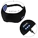 Bluetooth Sleeping Eye Mask Headphones, LC-dolida Wireless Music Bluetooth Sleep Eye Shades Headset Earphone Built-In Speakers Microphone Washable Black