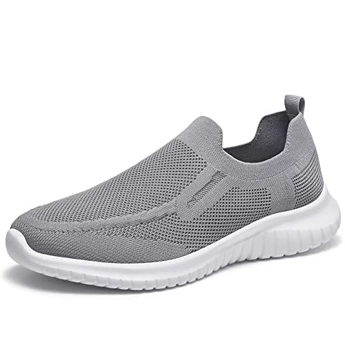 Zuwoigo Men's Mesh Walking Shoes Slip On Loafer Casual Comfortable