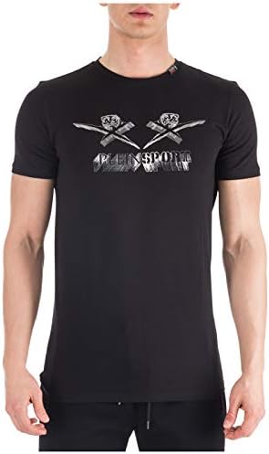Plein Sport Men t-Shirt Black - Silver