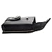 CyberDyer Genuine Leather Magnet Ammo Pouch for Slingshot Stainless Steel Bag Case (Black)