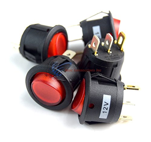 12-Volt-Round-3-Prong-Red-LED-Rocker-Switch-Car-SPST-Toggle-Switch-12V-5-Pack 12-Volt-Round-3-Prong-Red-LED-Rocker-Switch-Car-SPST-Toggle-Switch-12V-5-Pack