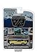 1967 Ford Mustang Coupe Yellow with Black Stripes and a Pair of Skis Ski Country Special Hobby Exclusive 1/64 Diecast Model Car by Greenlight 30007