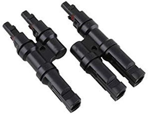 1 PAIR OF MC4 BRANCH ADAPTORS-T BRANCH CONNECTORS 30A SOLAR PANEL PV DIY NEW