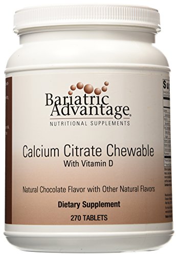 Bariatric Advantage Chewable Calcium Citrate Chocolate 270 count