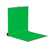 RAUBAY 7x7x7 ft Collapsible Green Screen - FloorFlex Chroma Key Background | CGS2100-FX collapsible green screen with floor extension and stand, perfect for streaming, video production and photography.