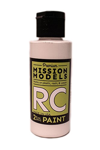 Mission Models MMRC-001 Water-Based RC Paint, 2 oz Bottle, White