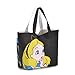 Caixia Waterproof Cartoon Alice in Wonderland Tote Handbag Lovely Small Lunch Bag