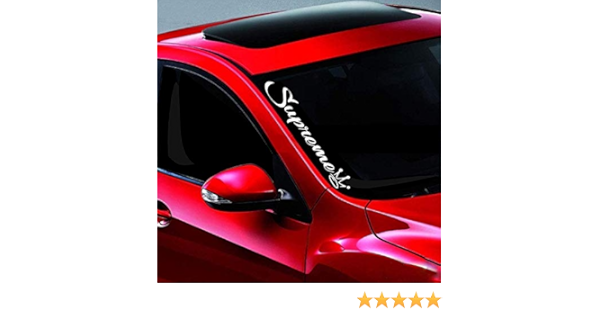 supreme car decal