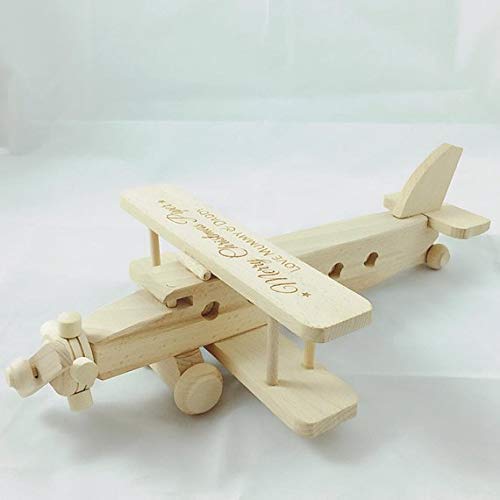 wooden aeroplane toy