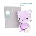 Bellzi Purple Kitty Stuffed Animal Plush Toy - Adorable Plushie Toys and Gifts! - Kitti