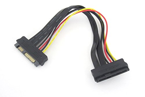 SAS 29 Pin Female to SAS 29 Pin Male Extension Cable - 20 Inch