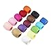 Raffia Paper Ribbon Twine Strings 15 Rolls 15 Colors Set for DIY Craft Gift Box Packing