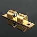 Alise Double Roller Catch Cabinet Latches,Adjustable Double Ball Tension Roller Catch Latch Brass Cabinet Door Latch,47mm Solid Brass Cabinet Latches and Catches,4 Pcs