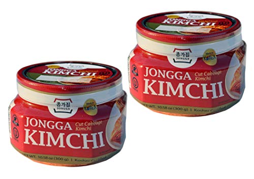 Jongga Kimchi - Kosher Certified - 2 Pack - Imported from Korea - Traditional Korean Cabbage (10.58oz x 2) - Halal… - Image 3
