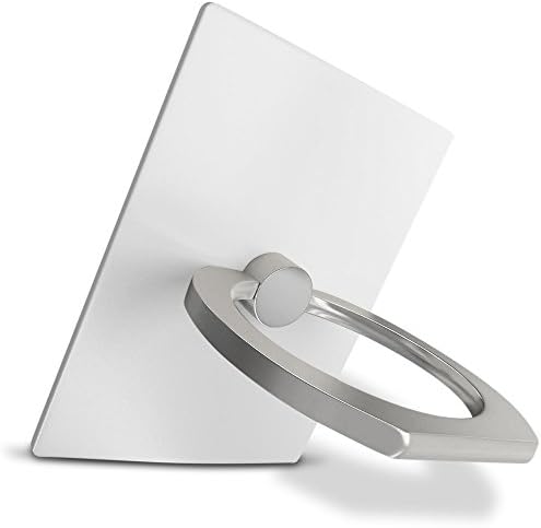 WonderTek - Phone Ring Stand Holder 360° Rotation Phone Grip, Kickstand, Universal Smartphone Cell Phone Ring for all iPhones and Samsung Galaxy, Tablets and iPads (White)