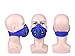 ULuckySee Dust Face Mask Anti Woodworking Fume Pollen Chemical Paint PM2.5 Air Safety Filter for Outdoor Activities (Blue)