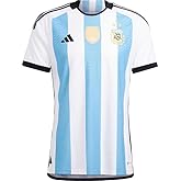 adidas Men's Soccer Argentina 2022 3 Star Authentic Home Jersey