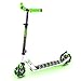 Neon Flash Kids Scooter with LED Lights | Light Up Deck & Wheels Kick Scooter