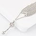 IrbingNii Belly Button Rings Long Dangle Belly Piercing Stainless Steel 14G Body Chain Belly Rings for Women Dangling Tassels