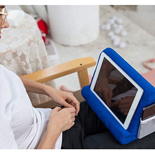 Soft Pillow for iPads, Multi-Angle Pillow Lap Stand,Tablet Computer Stand for eReaders, Smartphones, Books, Magazine