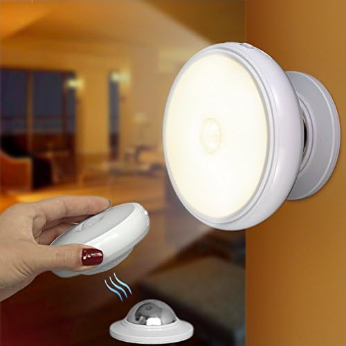Motion Sensor Wireless Indoor Night Light, Rechargeable Wall Motion Sensing LED Lights Stick Anywhere for Kids,Bedroom,Stairs,Kitchen,Patio,Hallway,Bathroom,Cabinet,Closet