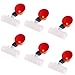Walkingpround 6 Pack Red Poultry Water Drinking Cups- Chicken Hen Automatic Drinkers Birds Waterer and PVC Fittings