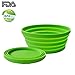 Ecoart Silicone Expandable Collapsible Bowl for Travel Camping Hiking (1 Pack)