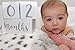 Baby Milestone Blocks 3 Piece Premium Solid Wood Age Block Set Perfect Baby Shower Gift Keepsake for Photo Sharing Pregnancy Baby Newborn Toddler Weekly Monthly Yearly Age Boys Girls Photo Props