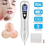 Skin Tag Remover, HOMFUL Spot Eraser Pro for Warts, Age Spots, Tattoo, Nevus, Birthmark, Skin Pigmentation - Portable Safety USB Rechargeable 9 Adjustable Models