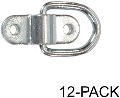 Stainless Steel D-ring Tiedowns 3,500 lb. Cap. Tie Down Anchors - 12 Pack