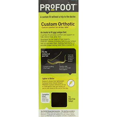 Profoot Custom Orthotic Insole, Men's 813, 1 Pair Pricepulse