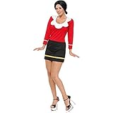 Charades Women's Red|Black OYL Costume Dress, Large