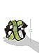 Gooby - Perfect Fit X Harness, Small Dog Choke Free Step-In Harness with Synthetic Lambskin Soft Strap, Green, Medium