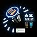 Dual USB Car Charger Adapter: Fast Charging 36W /6A Cigarette Lighter Power Outlet for Phone/Device - Compatible with XS, Max, XR, X, 8, 7, Samsung Galaxy Note 9, s8, s7, Android Smartphones
