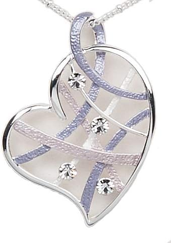 Hazy Tones Modern Hearts Necklace