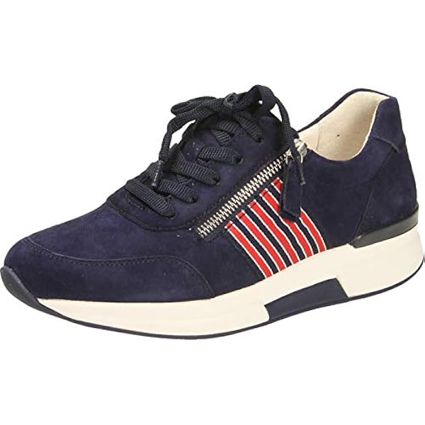Gabor Rollingsoft sneakers in grote maten blauw 46.928.36 grote  damesschoenen