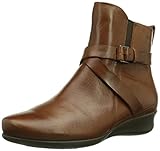 ECCO Women's Abelone Cross Buckle Boot,Mahogany,40 EU/9-9.5 M US