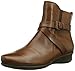 ECCO Women's Abelone Cross Buckle Boot,Mahogany,40 EU/9-9.5 M US
