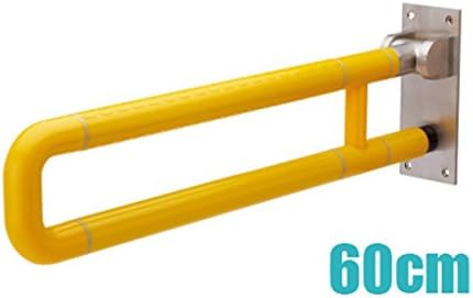 YAOHAOHAO If stainless steel bathroom toilet TOILET handrail Bar Towel Rail Shower Help & Support Security (Size: 60 cm).