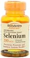 Sundown Naturals Absorbable Selenium 200 Mcg Softgels, 50 Count