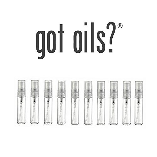 Got oils? 5ml clear glass misting spray vials (10 pack)