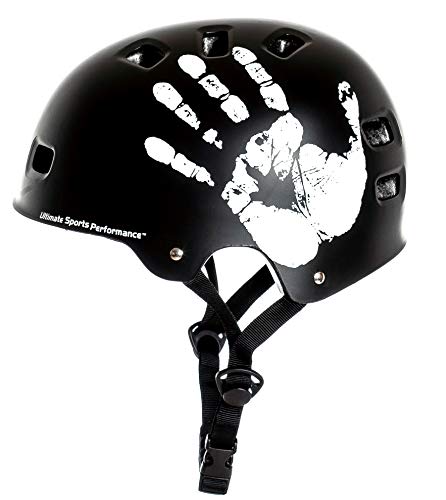 black bmx helmet