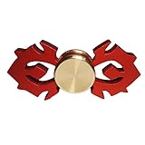 2017 Red Fidget Spinner Long Spin Toy EDC Finger Spinner Aluminum Alloy Boddy Silicon Nitride Bearing for Relieves Anxiety Quick Smoking Killing Time
