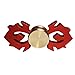 2017 Red Fidget Spinner Long Spin Toy EDC Finger Spinner Aluminum Alloy Boddy Silicon Nitride Bearing for Relieves Anxiety Quick Smoking Killing Time