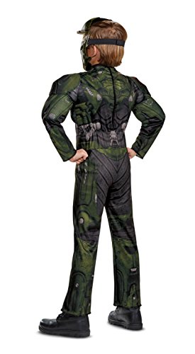 Halo Wars 2 Jerome Classic Muscle Costume, Green, Small (4-6)