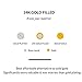 BENIQUE Necklace Bracelet Extenders for Women - 14K Gold Filled, Fully Adjustable Chain, Durable Strong Removable Delicate, Made in USA (Rose Gold Filled / 4