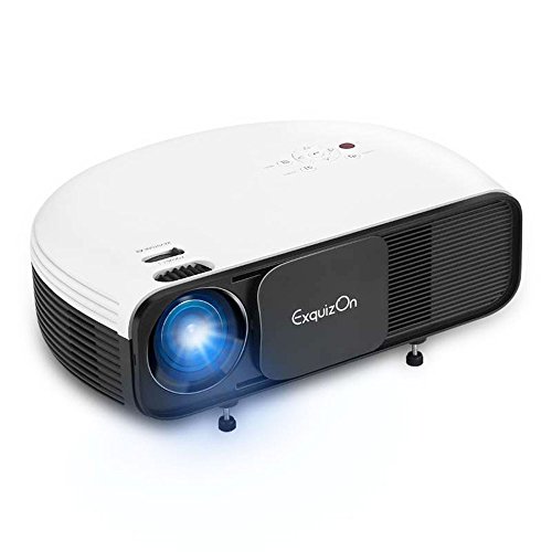 ExquizOn S6 Mini Cube Pico DLP Projector 1080P Supported Android and iOS Devices HD Wireless