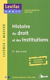 Histoire du droit et des institutions