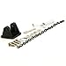 FAST-RC 1set 1/10 Scale Alloy Metal Trailer Tow Pintle Hook Chain for 1:10 RC Crawler Car SCX-10 D90 TF2 Truck Accessory