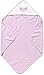 Spasilk 100% Cotton Hooded Terry Bath Towel with 4 Washcloths, Pink Butterfly